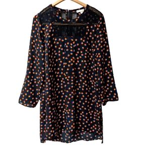 Anthropologie Meadow Rue Crochet Tunic Top Medium